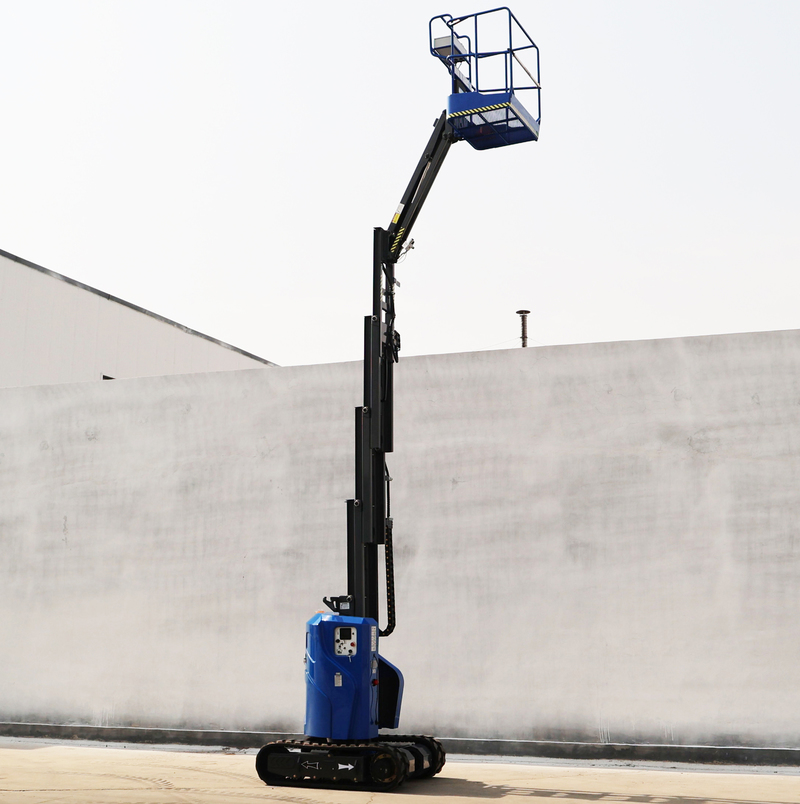 大庆电动自行走桅柱式高空作业平台